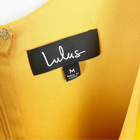 LULUS Infinite Glory Golden Yellow Adjustable Strap Lined Mermaid Maxi Dress - Picture 3 of 13